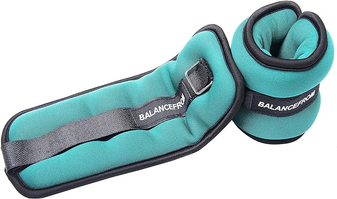 Blue ankle weights